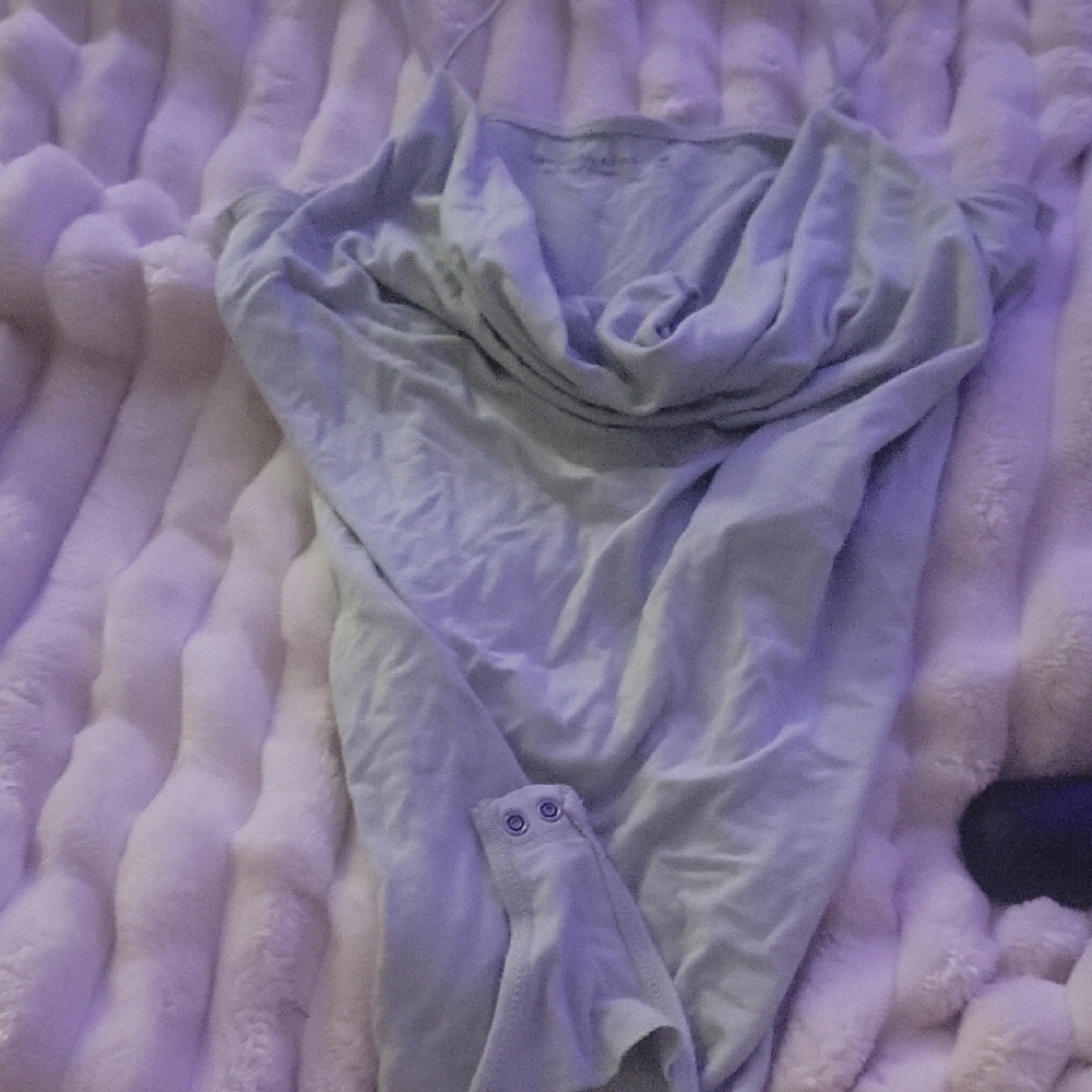 Abercrombie & Fitch Light Gray Bodysuit